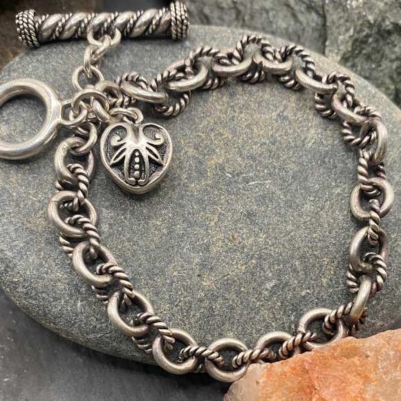 Lois Hill Sterling Silver toggle Bracelet.